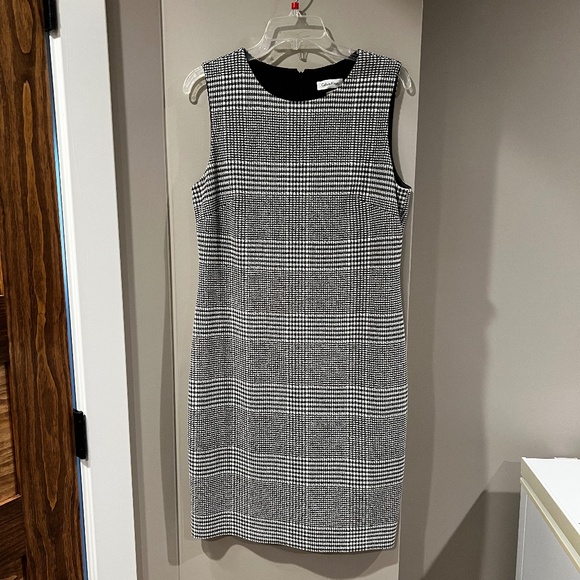 Calvin Klein Houndstooth Dress - Picture 1 of 6